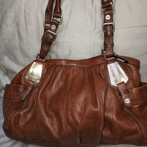 B. Makowsky Leather Shoulder Bag